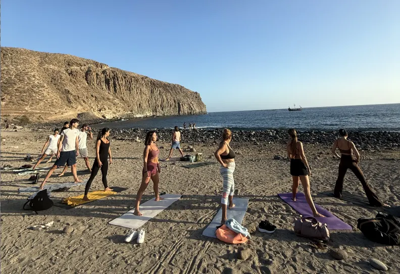 Yoga en la playa 3